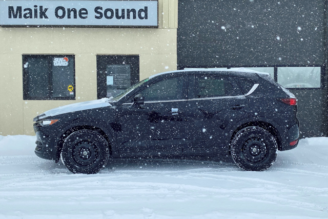 2021 Mazda CX-5 with professional window tint in North Bay